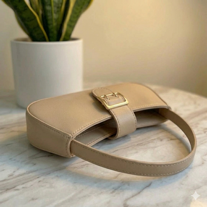 Chic Beige Shoulder Bag